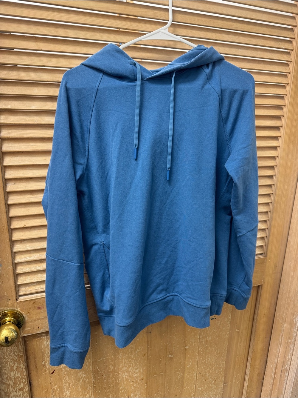 lululemon athletica Men's Teal-Blue Hoodie